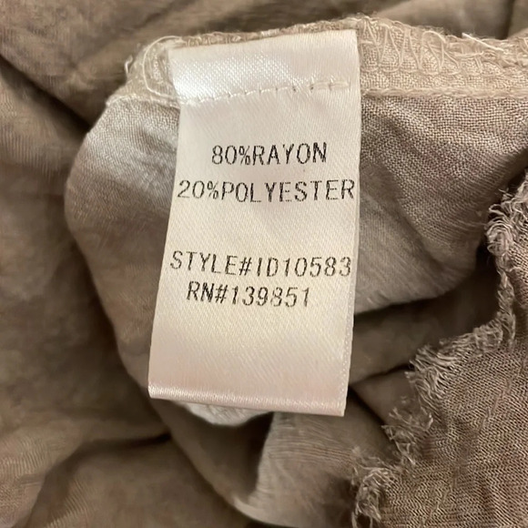 Oddy women’s dress Small 4 6 maxi hippy boho grey distressed lace flowy light - Picture 8 of 9